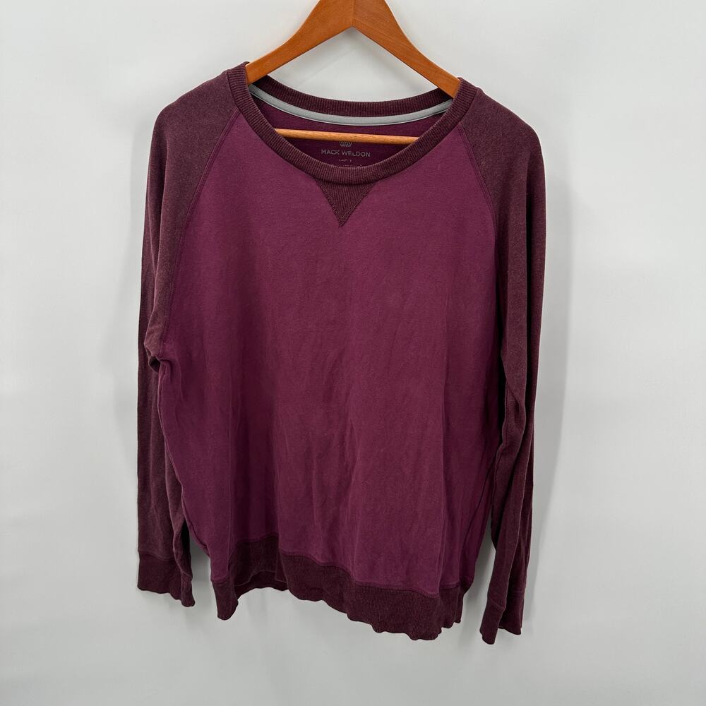 Mack Weldon Men's Long Sleeve Crew Neck Sweatshirt // L